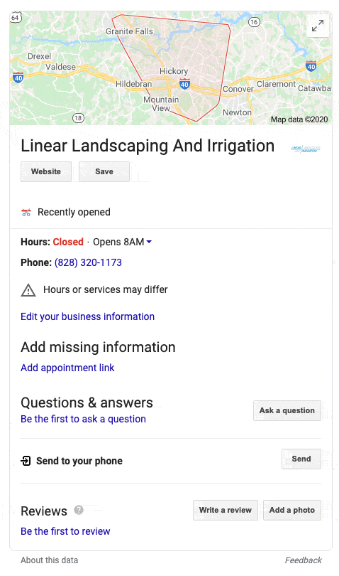 A Deep Dive Into Google My Business Listings image Google My Business Knowledge Panel Desktop View