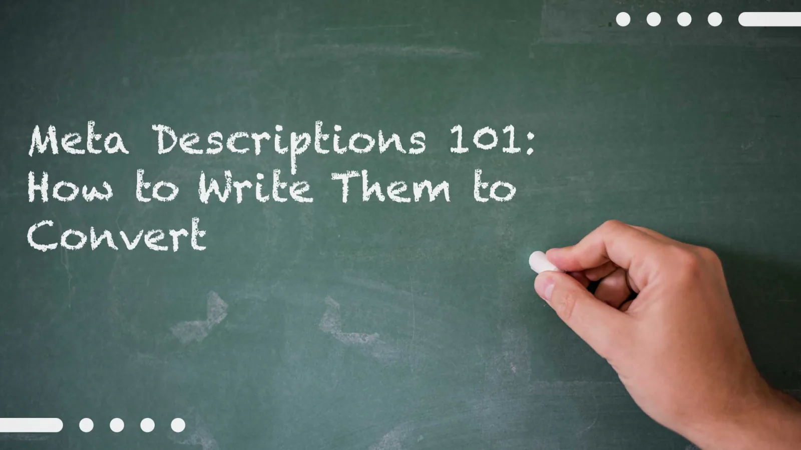 Meta Descriptions 101: How to Craft Descriptions Them To Get Clicked