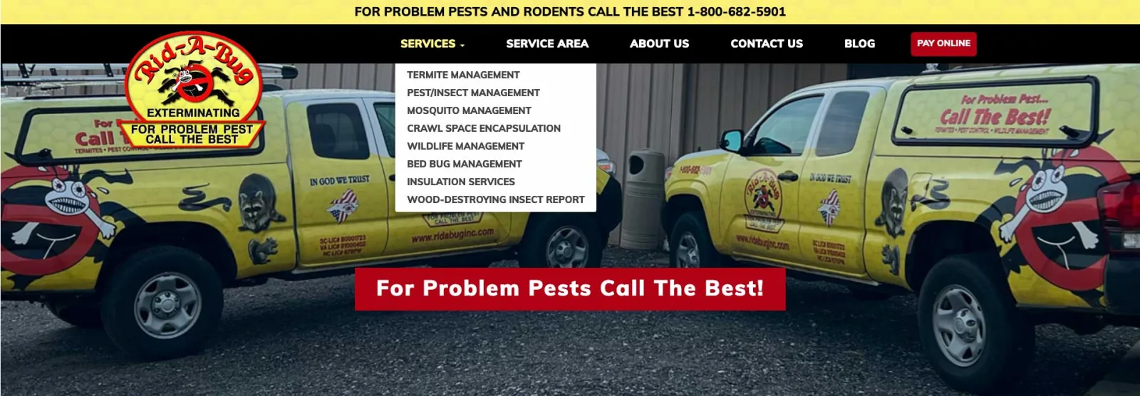 Your Pest Control Website Is Missing These 11 Features image Clear navigation strategy