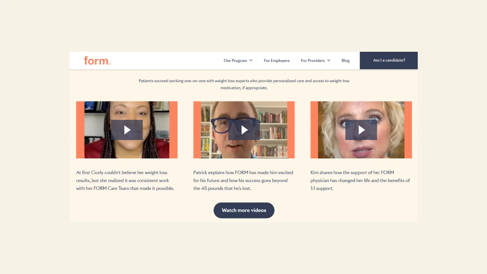Video Testimonials That Maximize Customer Trust image Form health video testimonials