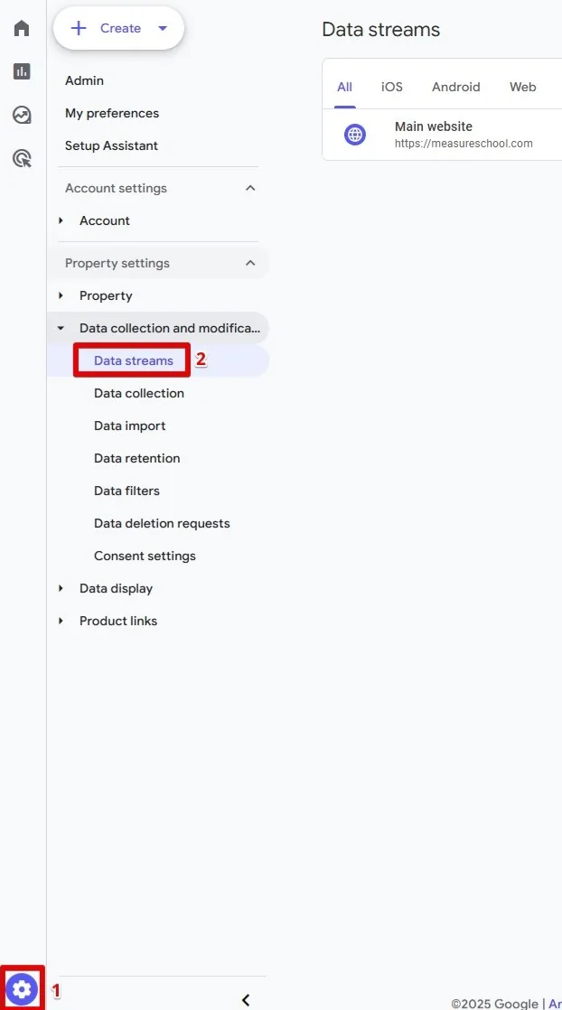 Master Your GA4 Configuration: 5 Key Fixes image Navigating to Google Analytics 4 Data Streams