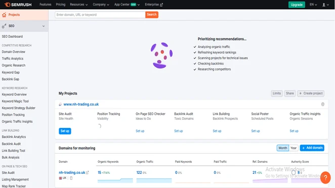 8 Best AI Rank Tracker Tools for 2026 | Cube Creative image SEMrush