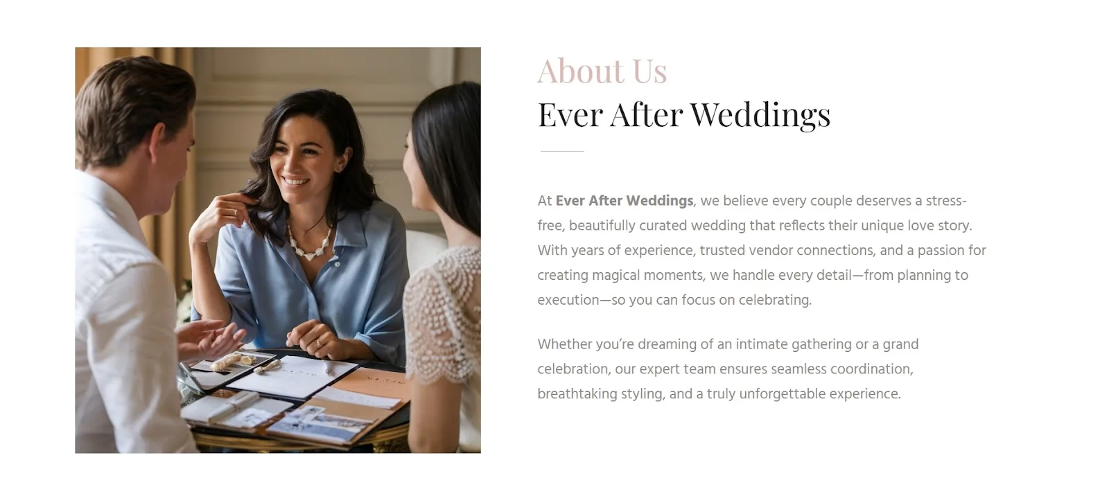 Negative Space is Your Biggest Ally - Example Ever After Weddings