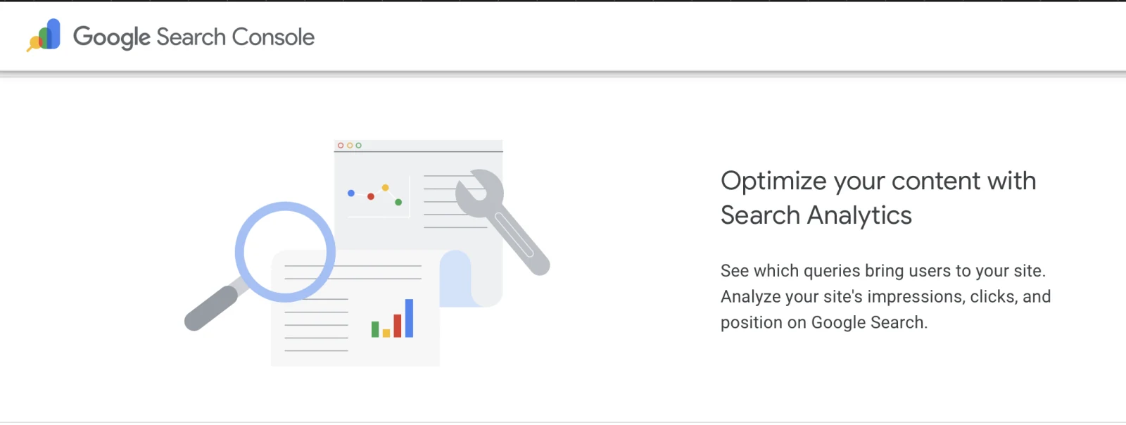 Smart Content Repurposing: a Simple Guide for Marketers image Google Search Console used for analyzing data insights and optimizing content
