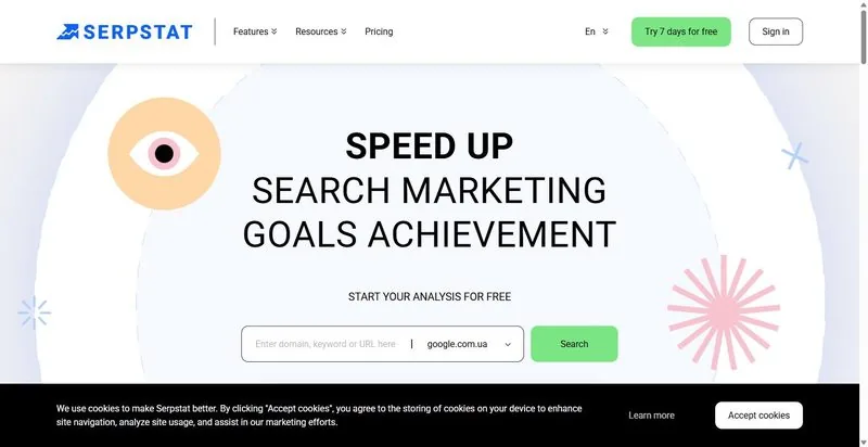 Serpstat Screenshot