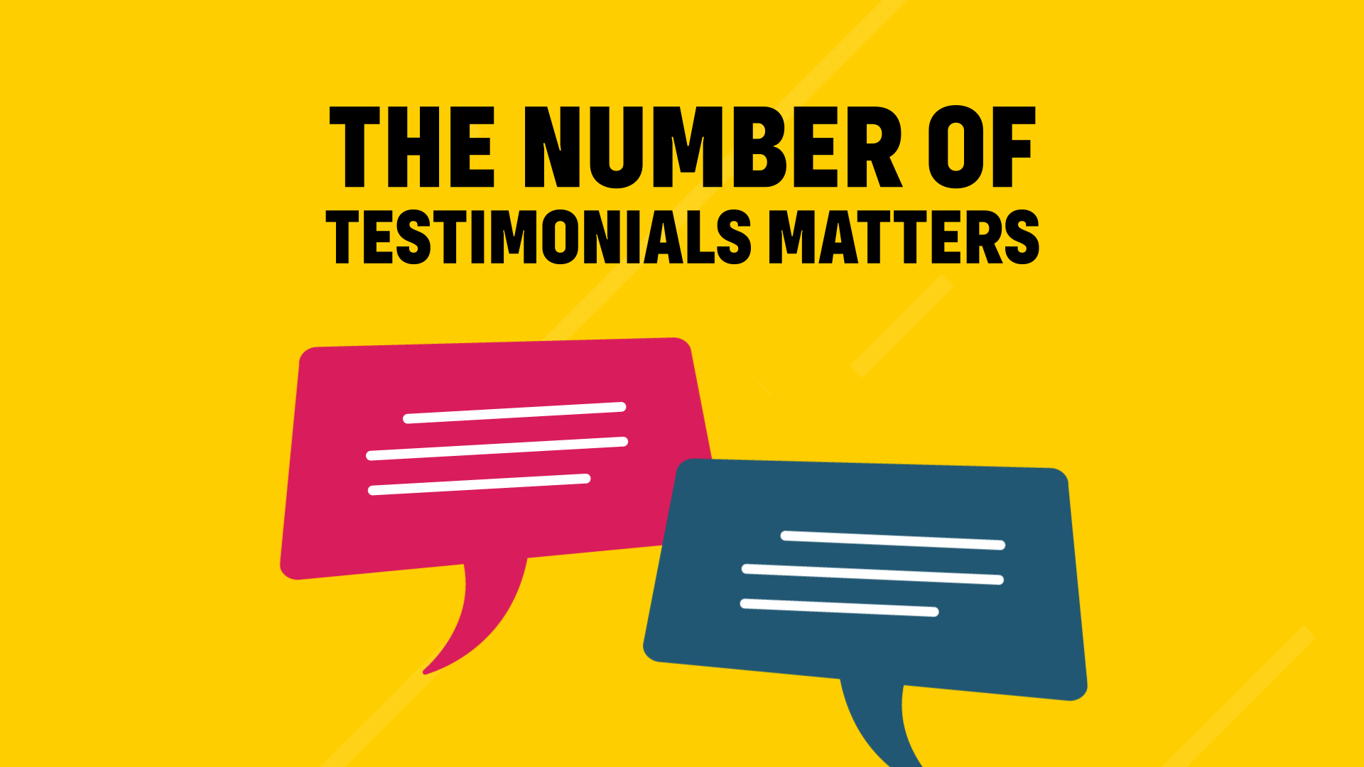 The Number of Testimonials Matters