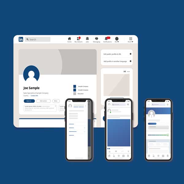 Set up Professional Social Media Profiles