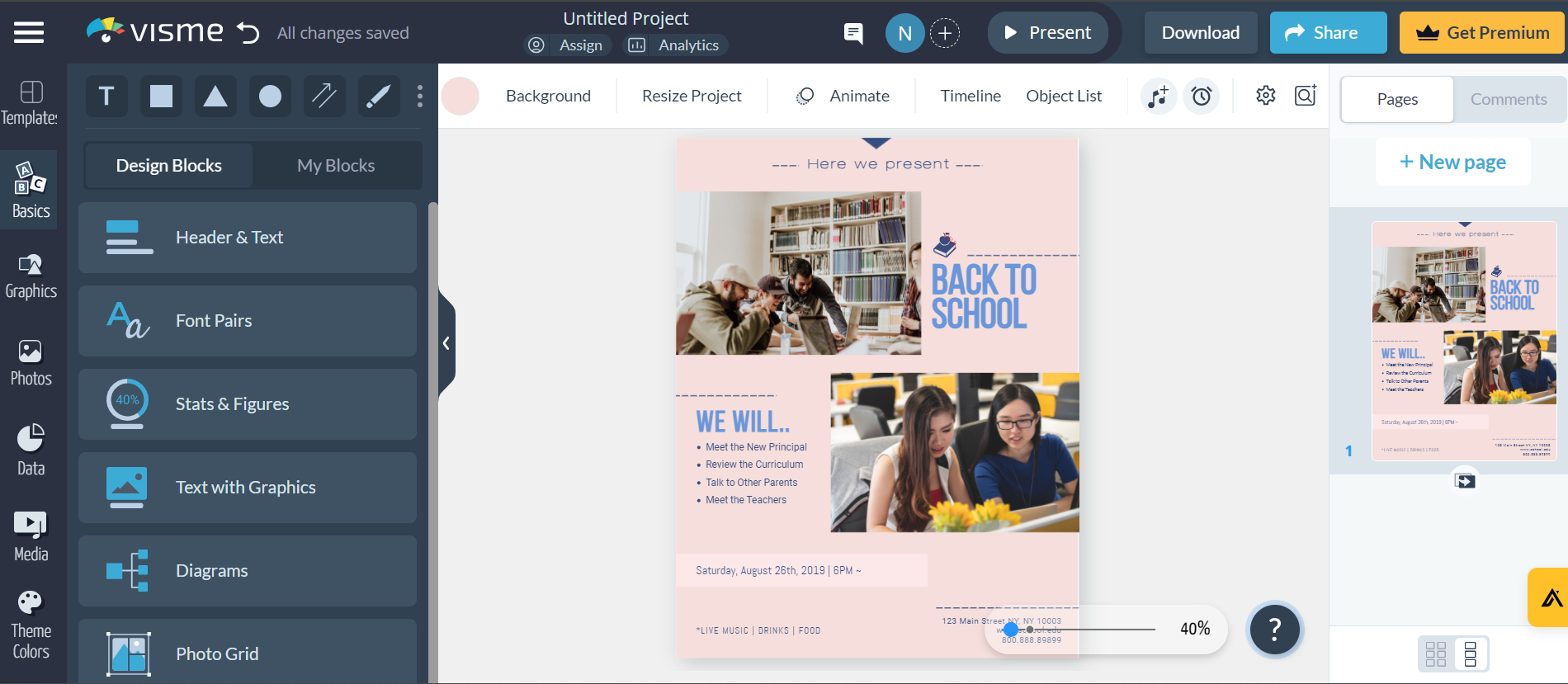 School Flyer Design Made Easy With Visme image image2