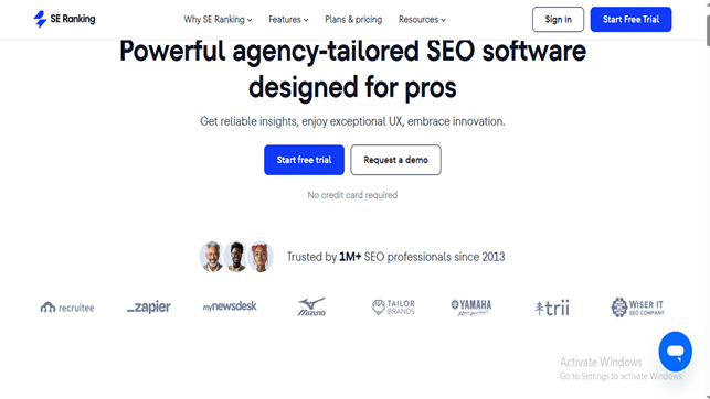 8 Best AI Rank Tracker Tools for 2026 | Cube Creative image SE Ranking