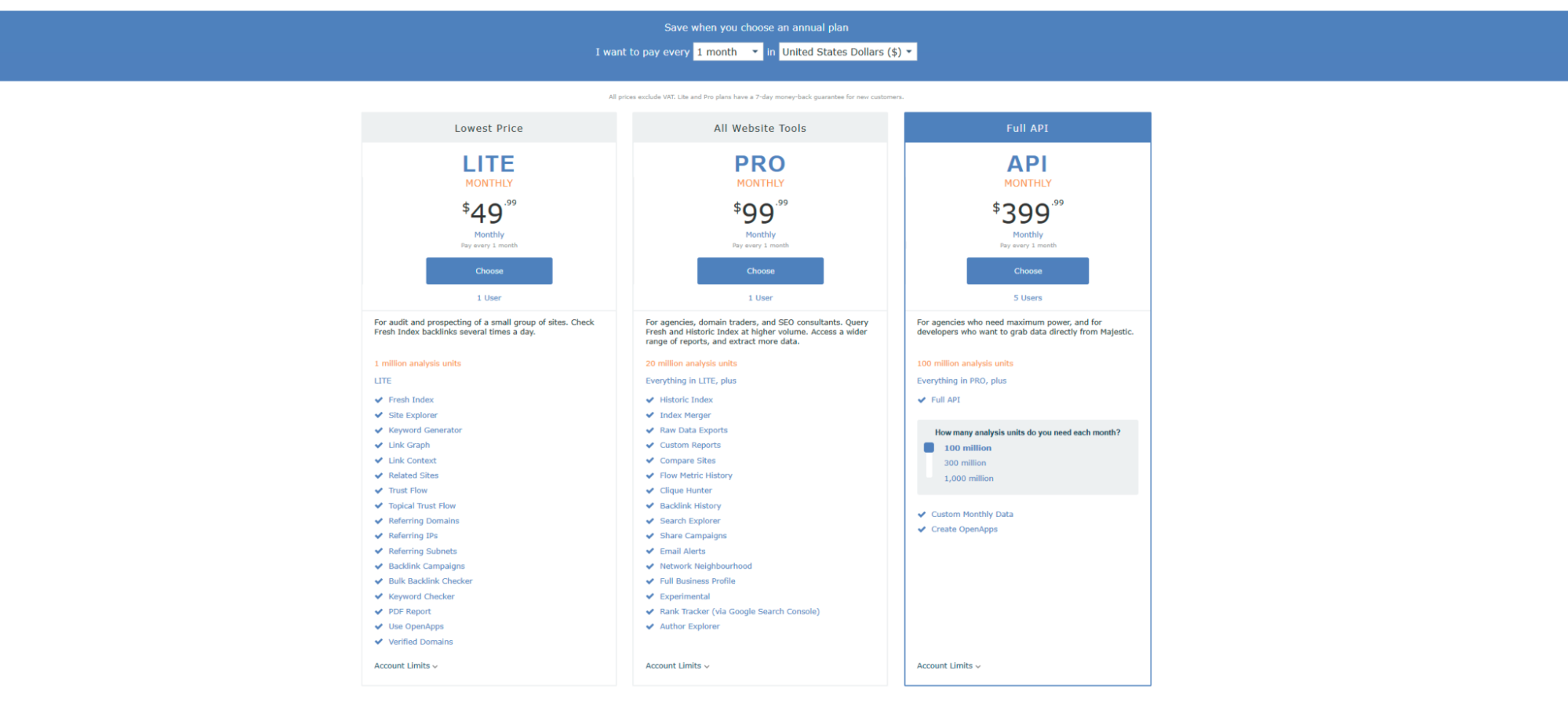 5 Best Semrush API Alternatives in 2026 image Majestic API screenshot