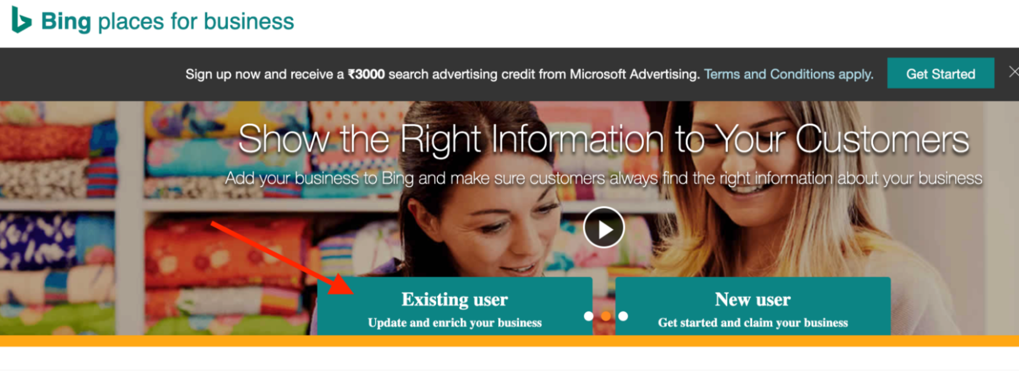 Bing Places for Business Bing Business Listing - Home page